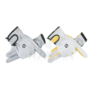 Guantes de trabajo de seguridad resistentes al calor para construcción industrial dividida de vaca Guantes de soldadura de cuero de vaca de Pakistán - Product Image 3