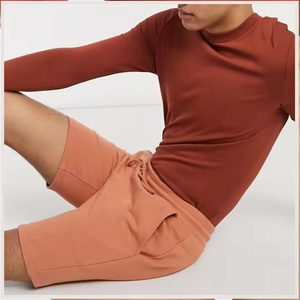Short de survêtement en molleton de coton pour hommes de haute qualité Vintage personnaliser vêtements de jogging actifs écologiques ceinture élastique vêtements de plein air - Product Image 3