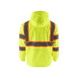 Nouvelle Arrivée : Sweat à Capuche de Sécurité Anti-Bactérien Haute Visibilité, Qualité Premium, Design Tendance, Vente en Gros par Sublimation pour l'En ligne - Product Image 2