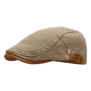 Classique unisexe rétro coton lavé gavroche casquette Ivy Gatsby Cabbie chapeau réglable hommes femmes Top qualité personnalisé brodé chapeaux - Product Image 5