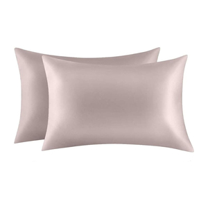 Taie d'oreiller en soie de mûrier personnalisée, ensemble cadeau avec masque pour les yeux, accessoires pour cheveux, taie d'oreiller 100% pure soie, prix de gros - Product Image 1