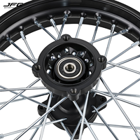 JFG en stock, livraison rapide, roue arrière CNC de 12 pouces, jeu de roues de moto pour Yozma IN10, pièces de modification pour moto électrique tout-terrain