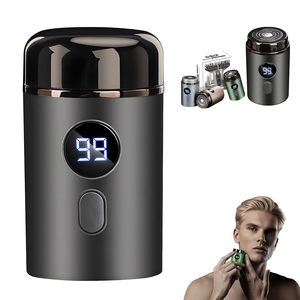 Afeitadora Eléctrica Inalámbrica USB Mini de Viaje, Compacta, con Doble Cuchilla, para Uso en Seco y Húmedo, Impermeable, para Hombres y Mujeres, Ideal para Autocaravanas - Product Image 3