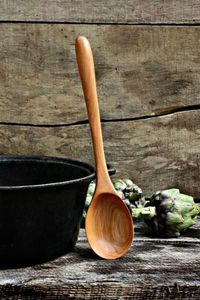 MIGHT Natural Teak or Acacia Wooden <b>Kitchen</b> <b>Utensils</b> Set Spoon Rest Cooking Spoons & <b>Utensils</b> <b>Holder</b> - Product Image 6