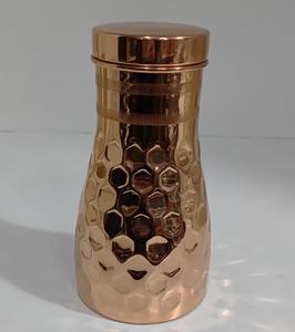 Latest Design Copper Water <b>Bottle</b> Large <b>Size</b> Hammered Design Copper Water <b>Bottle</b> Insulated <b>Travel</b> - Product Image 1