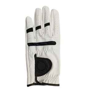 Dragonne réglable en peau de mouton avec logo personnalisé, gants de golf antidérapants, souples et respirants, vente en gros, prix 2025 pour hommes - Product Image 2