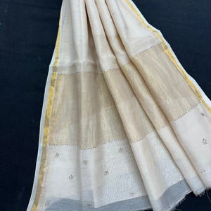 ผ้าคลุมไหล่ไหมมุลชานเดรีแท้ ย้อมสีได้ ขนาด 2.5 เมตร คุณภาพสูง ไม่ยับ นุ่ม เบา เหมาะสำหรับงานแต่งงาน งานปาร์ตี้ สไตล์อินเดีย ปากีสถาน ชิกัน - Product Image 1