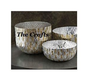 Aluminium Gold Color Chocolate <b>Bowl</b> Greatest Quality Kitchenware Serving Food <b>Snacks</b> <b>Bowl</b> For Wedding Table Top Use - Product Image 5