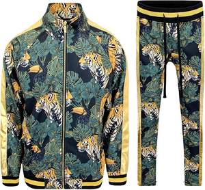 Conjunto Deportivo de Alta Calidad Midnight Claw para Hombre, Sudadera con Estampado de Tigre y Pantalones Deportivos, Edición de Invierno para Todas las Temporadas - Product Image 1