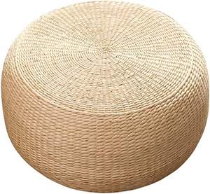 New Choice for Home Natural Seagrass Round Ottoman Decor Home OEM Design Customize Handmade From Vietnam Factory - Product Image 1