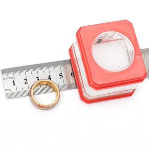 Caja de Anillo de Boda Cuadrada Clásica Hecha a Mano con Mokume Gane, Personalizada, el Regalo Perfecto para Papá, Esposo, Novio, Unisex, Compatible con OEM - Product Image 6