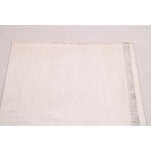 Tapis Kilim Turc Vintage Écologique 3,3x5,6 pi, Blanc, en Laine, Patchwork, avec Dos en Latex - Product Image 4