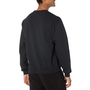 Jersey OEM de alta calidad liso teñido de felpa en blanco Jogger blanco cuello redondo básico mezcla de algodón personalizado Sudadera con capucha cuello redondo sudadera - Product Image 3