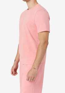 ชุดเสื้อยืดและกางเกงขาสั้นของผู้ชาย2ชิ้นชุดผ้าเทอร์รี่ระบายอากาศได้ดีสไตล์ลำลอง - Product Image 4