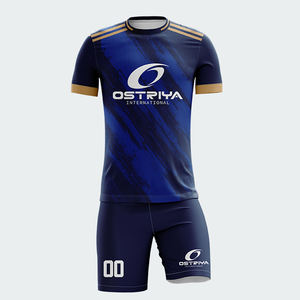 Nouvel arrivage Ensembles d'uniformes de football pour hommes de conception personnalisée de la meilleure qualité Vêtements de sport d'entraînement respirants Ensemble de maillots et de shorts de football - Product Image 4
