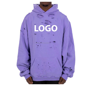 Wholesale Men's Heavyweight Zip <b>Hoodie</b> Fashion Embossed Logo 3D Embroidery Solid Casual Sports Hooded High Quality Blank - Product Image 3