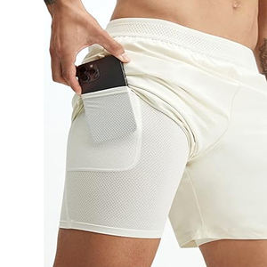 <b>Slim</b> <b>Fit</b> Custom Logo Cotton Spandex Polyester Fabric Breathable Active wear <b>Shorts</b> <b>Men's</b> Breathable Sports <b>Shorts</b> - Product Image 2