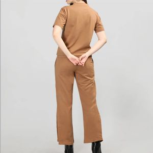 Conjunto de conjunto informal para mujer: parte superior e inferior a juego elegante sin esfuerzo para un aspecto completo - Product Image 5