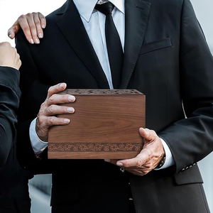 Cremation Urns <b>for</b> Human <b>Ashes</b> Adult Male or Female, Funeral Memorial Urns <b>for</b> <b>Ashes</b> Wooden Tree of Life Decorative Urns <b>Box</b> - Product Image 2