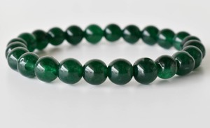 High Premium Quality Natural Green <b>Jade</b> 8mm Crystal Healing Bracelets for Meditation Jewelry - Product Image 4