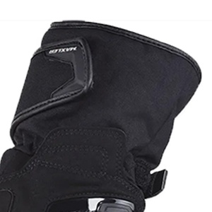 Long Real Leather Motorcycle Gloves Multi Color Panels White Waxed Distressed Dyed Leather Motorcross Protection Quick Dry - Product Image 6