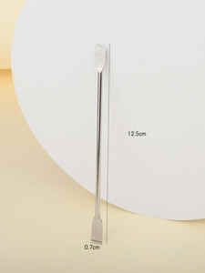 Empujador de cutículas de uñas al por mayor herramienta de manicura empujador de cutículas de acero inoxidable - Product Image 3