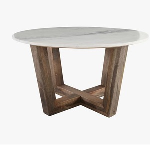 Dessus rectangulaire décoratif fait à la main, canapé de chambre à coucher, Table basse ronde pour la décoration intérieure du salon - Product Image 3