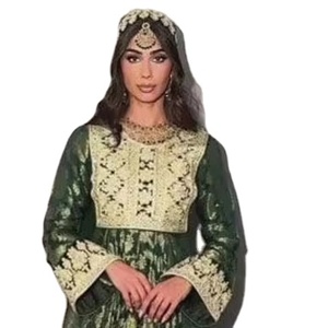 Vestido Tradicional Kuchi de Afganistán/Pakistán, Qj Impex, Venta al por Mayor, Encaje Kochi de Excelente Calidad, Estilo Tribal Étnico Vintage - Product Image 6