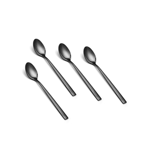 12cm 14cm 16cm 19cm metal tea spoon Long Handle Gold Plated Stainless Steel Coffee Spoon for sale - Product Image 3