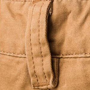 Pantalones Cortos Cargo de Tela de Primera Calidad, con Botones, Cintura Elástica Digital, Logotipo Personalizado en la Parte Delantera, para Hombre - Product Image 4