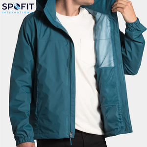 Suministro directo de fábrica Ropa informal para hombres Chaquetas de lluvia Ropa de moda Abrigo de lluvia en Precio al por mayor Chaqueta cortavientos para hombres - Product Image 4