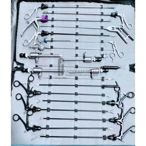 Ensemble d'instruments chirurgicaux laparoscopiques de qualité supérieure, 28 pièces, forceps de préhension manuel, endoscopie, tour de laparoscopie, vente chaude - Product Image 3