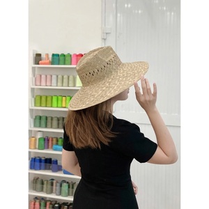 Vietnam Manufactory Wide Brim Mat <b>Straw</b> <b>Hat</b> Customized Logo Cowboy <b>Hat</b> for Men <b>Women</b> Fishing Beach Surf Lifeguard-for Boys - Product Image 4