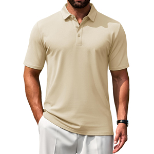 Polo décontracté personnalisable, nouveau design d'été, polos pour hommes, manches courtes, service OEM, t-shirts en spandex pour hommes - Product Image 1