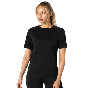 Camisetas de Gimnasio de Manga Corta para Mujer, de Alta Calidad, OEM, Personalizadas, Lisas, Largas, para Verano, Moda, Entrenamiento, Ejercicio - Product Image 2
