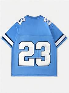 American Mesh Football Customized Polyester <b>Cropped</b> Retro Soccer American Football Jersey Streetwear - Product Image 2