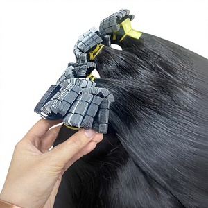 Extensions de cheveux vietnamiennes à bandes adhésives 100g, très lisses, pointes pleines, couleurs personnalisables - Product Image 3