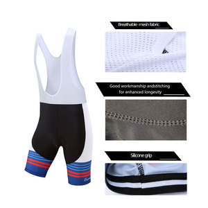 Ensemble short et maillot de cyclisme professionnel personnalisé, écologique, 100 % polyester, respirant et extensible, vente en gros - Product Image 5