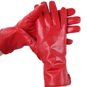 Guantes de Vestir de Cuero de Alta Calidad con Material Suave y Liso para un Ajuste Cómodo de las Manos y una Apariencia Elegante - Product Image 1