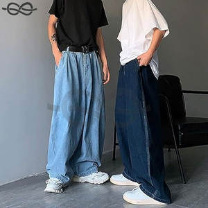 <b>Mens</b> Loose Fit Baggy <b>Jeans</b> Casual Streetwear <b>Wide</b> <b>Leg</b> Hip Hop Oversized Denim Pants Comfortable Trendy and Stylish - Product Image 5