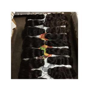 Extensiones de cabello Remy sin procesar de templo indio ondulado Natural 100%, cutículas alineadas, trama de máquina de un solo donante - Product Image 4