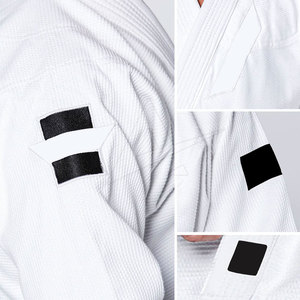Jiu jitsu kimono niños y adultos Karate tela de algodón transpirable Judo traje para competición y entrenamiento Taekwondo Karate traje - Product Image 6