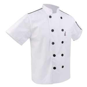 Ensemble veste de chef unisexe à manches longues avec logo personnalisé Uniformes d'hôtel en polyester/coton Couleur et taille personnalisables de haute qualité - Product Image 4