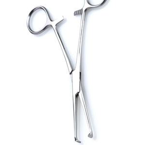 Pinzas de tejido Allis 16cm 4x5 dientes Fórceps de agarre de tejido intestinal quirúrgico de alta calidad - Product Image 4