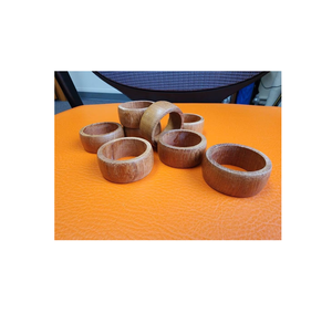 Creative Design <b>Wood</b> Napkin <b>Ring</b> Dining Table Tableware Napkin <b>Ring</b> Holder Classic Design Handmade Natural <b>Craft</b> - Product Image 3