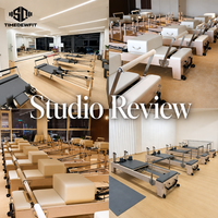 Fabrika Fiyatlı Stüdyo Kalitesinde Lüks Masif Meşe Ahşap Pilates Reformer Profesyonel Pilates Yatağı Makinesi Butik Fitness Stüdyosu Vücut Geliştirme Ekipmanı
