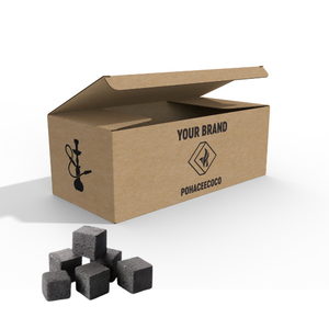 Best Seller Indonesia Premium Shisha Charcoal Hookah Natural Coconut Shell Carbón briqueta Personalice su propia marca - Product Image 1