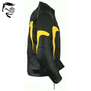 Veste en cuir de moto de course d'hiver pour homme de haute qualité, imperméable, coupe-vent, respirante, fermeture éclair, personnalisable, tendance - Product Image 3