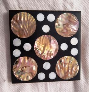 Custom Material Coaster Set Classic Style round Stone Pads for Kitchen Made in India - Product Image 3