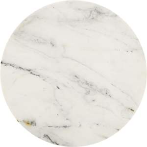 Juego de 4 posavasos de piedra de mármol blanco con acabado brillante para protección de mesa y decoración del hogar - Product Image 4